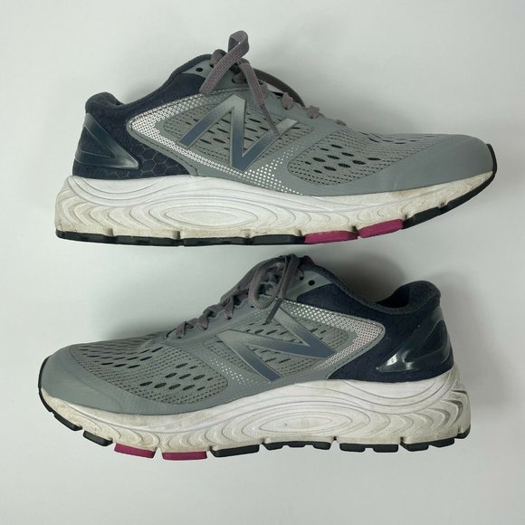 New Balance 840v4 Women's Wide Running Shoes Gray - Picture 3 of 8